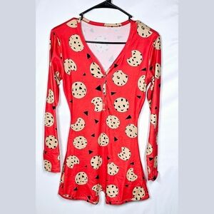 XSmall Cookie Shorts Romper